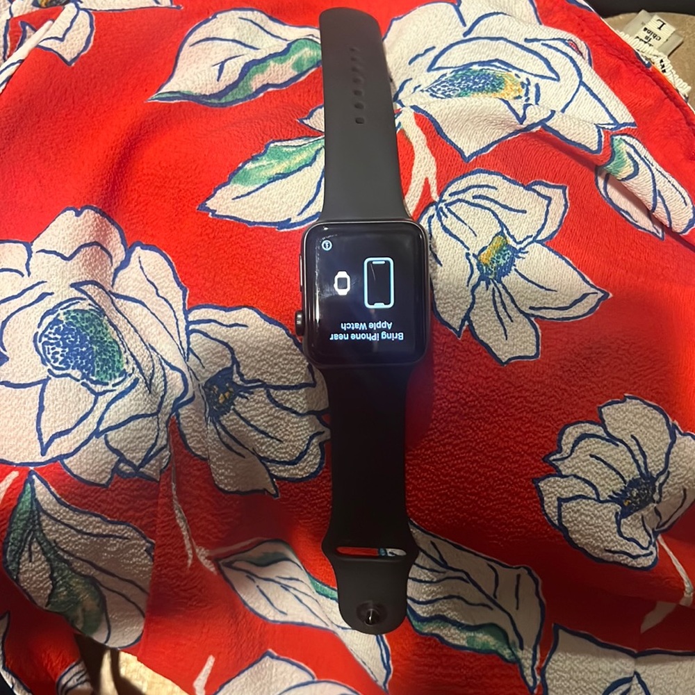 Series 3 Apple Watch 42 mm aluminum with charger